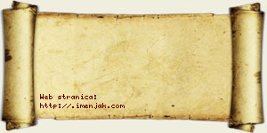 Anđela Stojnić vizit kartica